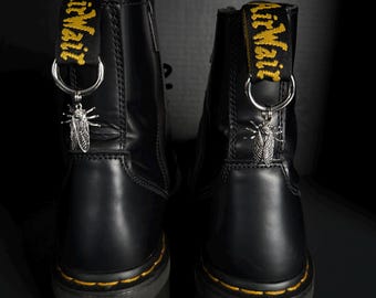 Cicada Boot Charms – Insect Bug Accessories, Punk Gothic Shoe Charm