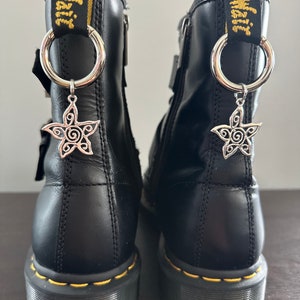 Swirly Star Boot Charms