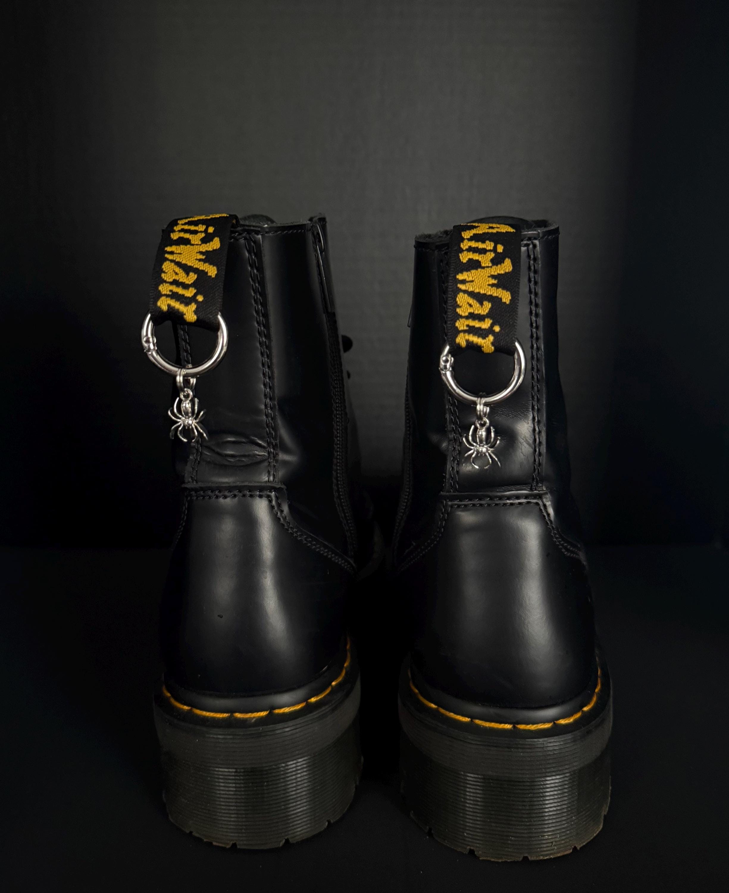 Dr. Martens Black Tactical Lace-Up Combat Boots with Yellow Accents Dr. Martens Combs Nylon Lace Up Combat Boot - Men main image 2