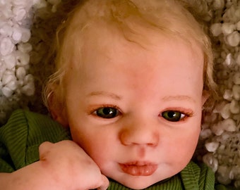 Silicone Baby Steven Custom Platinum Silicone Baby, Solid Silicone Baby Boy, Silicone Doll, Silicone Baby, Full Arm & Legs