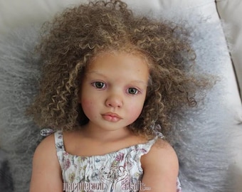 Custom Reborn Toddler Girl Doll: Lifelike Child Size Baby Girl or Boy