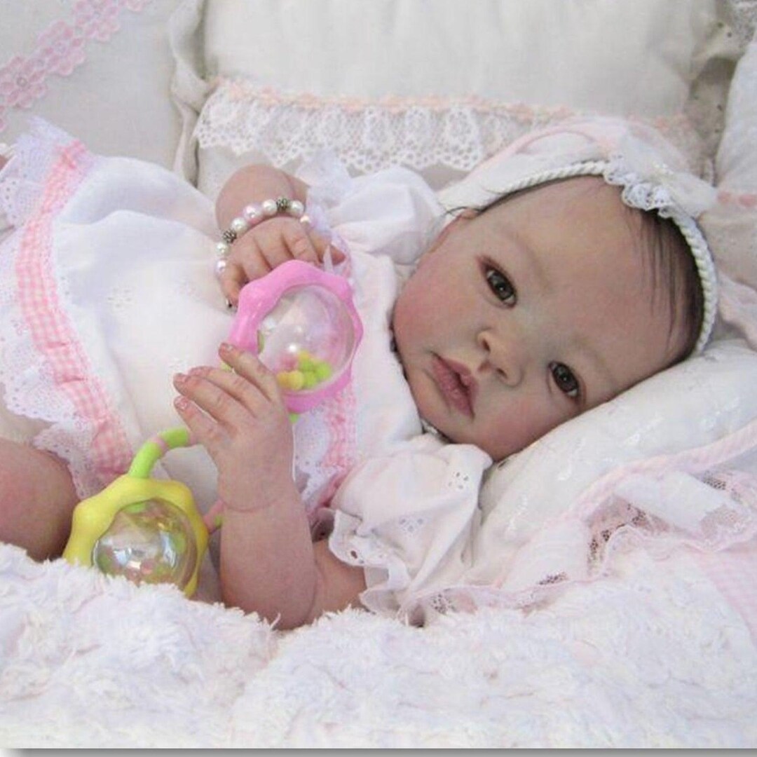 リボーンドール赤ちゃんshyannちゃん Reborn Baby Girl Shyann: Realistic Newborn Doll, 19 Inch - Etsy