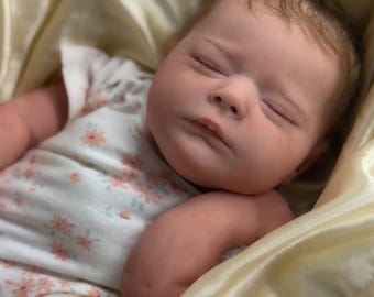 Siliconen Baby Silvie Custom Solid Platinum Marshmallow-silicone