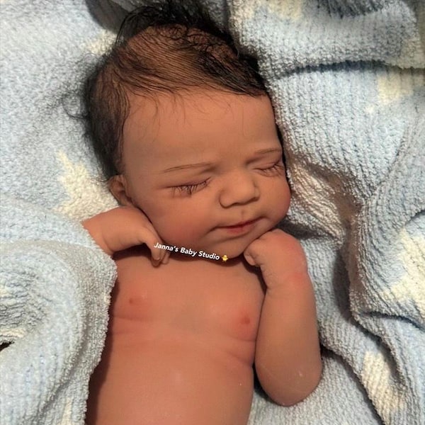 Full Body Platinum Silicone Baby Boy, Bathe-able Marshmallow Soft, Open Mouth, Drink & Wet Option
