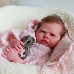 Silicone Baby Silvia Solid Platinum Silicone Baby, Silicone Baby Boy, Silicone Baby Girl, Solid Silicone Baby Custom