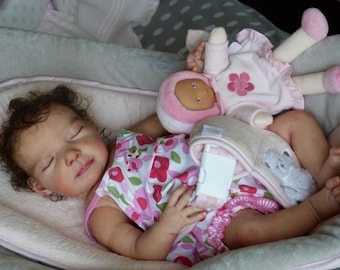 Full Body Squishy Reborn Baby Girl LDC Vinyl, Ball Jointed