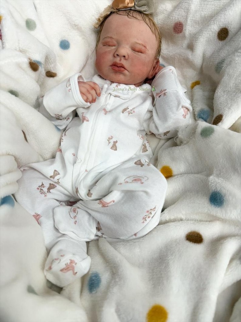 Full Body Silicone, Bathe-able Marshmallow Soft Platinum Baby Girl, Soft & Squishy, Open Mouth image 12