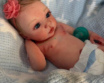 Full Body Silicone Platinum Solid Silicone Baby Baby Shawna. Silicone Baby Girl, Realistic Silicone Baby