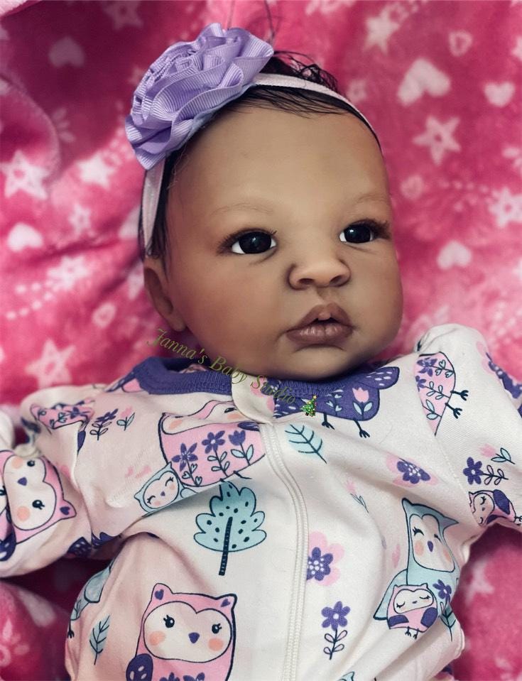 Reborn Baby Girl Shyann: Realistic Newborn Doll, 19 Inch - Etsy