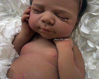 全身マシュマロプラチナシリコン、ブラック、異人種間ベビーガール、口を開けて入浴可能
