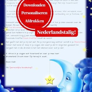 Personalisierter Brief von Klaas Vaak – Bringt schöne Träume