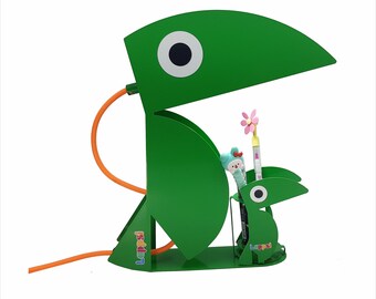 Lappsi Store Lamp, Toekanvogellamp, cartoonlamp, tafellamp, speciale lamp, speciale productielamp, bedlampje, kinderkamerdecoratie