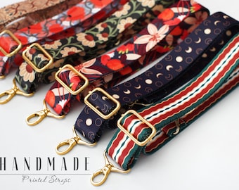 Replacement Adjustable Bag Straps for Purse/Handbag/Messenger/Tote/Crossbody Bag, Durable Wide Sling Bag Strap, Cute Shoulder Bag Strap