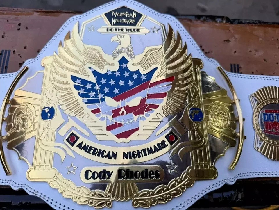 Cody Rhodes American Nightmare World Wrestling Championship Belt Adult ...