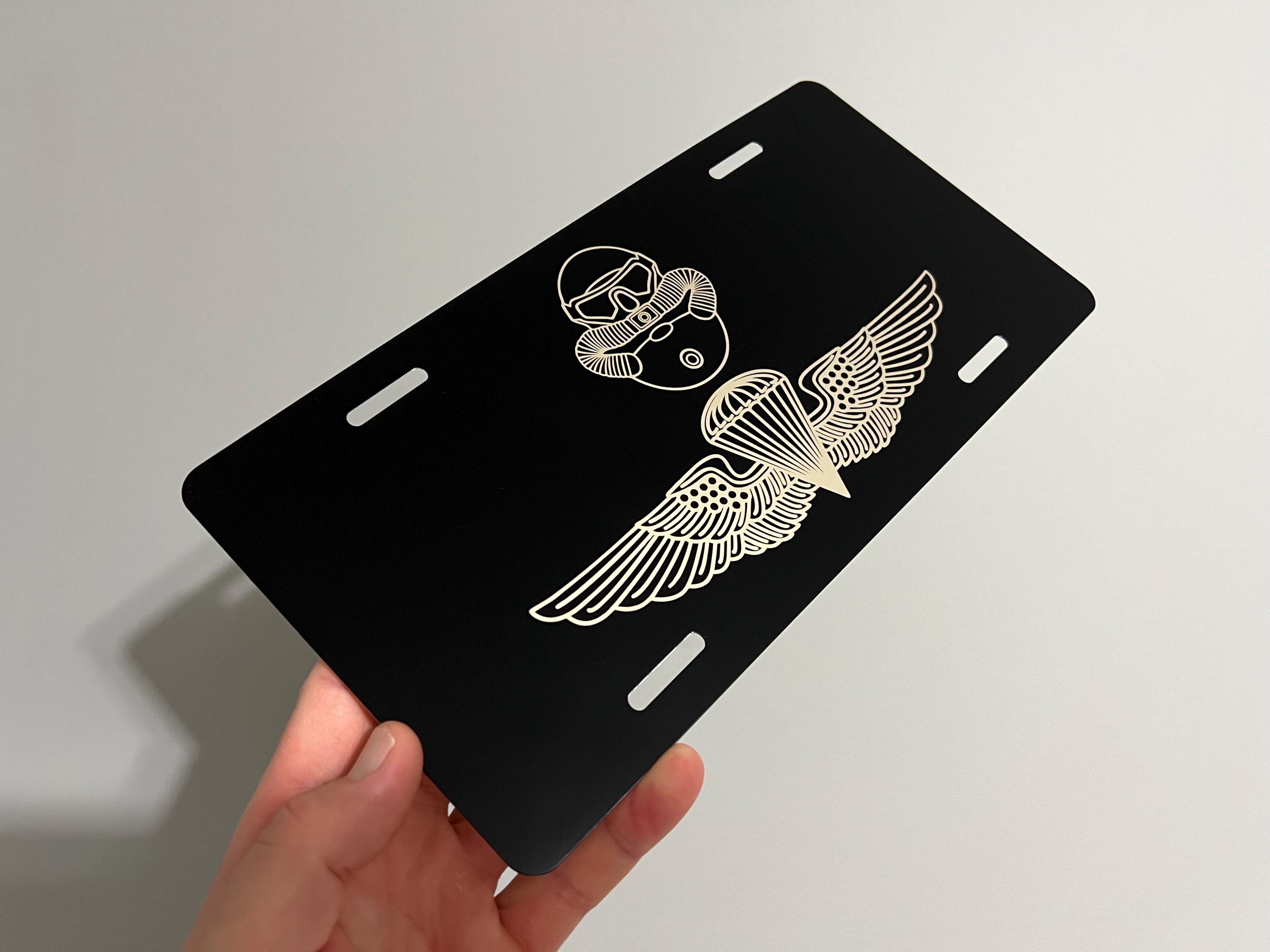 【超希少】沖縄米海兵隊 執行部限定＆シリアル入り　ベア2点セットUSMC US Marine Recon Dive & Jump Wings - Dual Cool - Laser Engraved