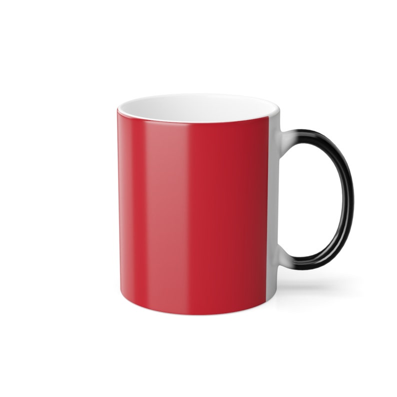 Weihnachtsmann Pfeife Farbwechsel Becher, Wärme-Reaktive Tasse, Wichtel Geschenk, Weihnachtsgeschenk, Retro fröhlichen Weihnachtsmann, Weihnachten Frauen Männer Geschenk Bild 4