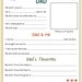 All About My Dad Printable, Personalized Gift for Dad, Father's Day ...