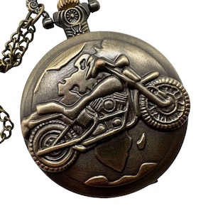 Motorcycle Pocket Watch - A Symbol of Freedom and Adventure