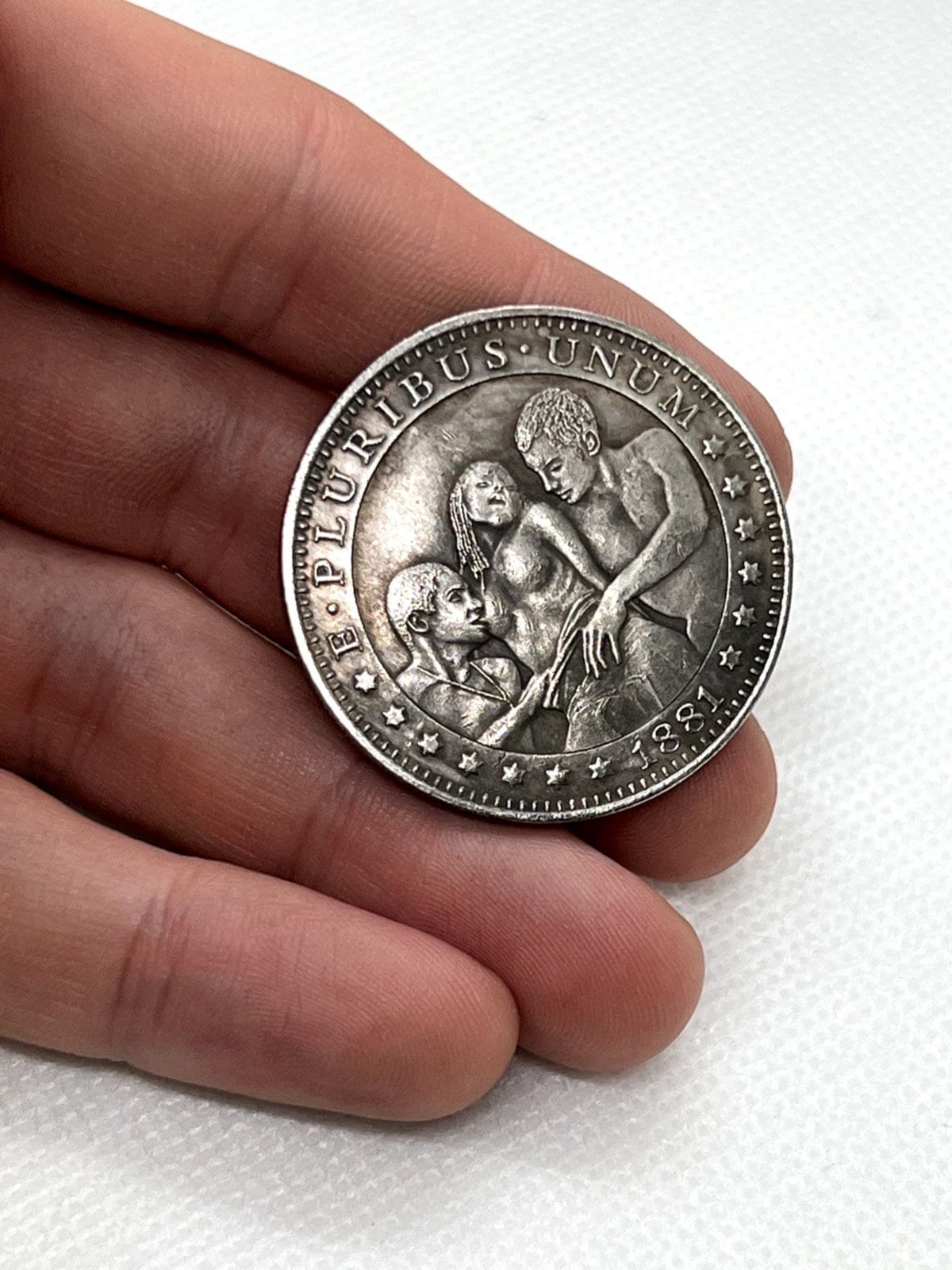 E Pluribus Unum 1881 記念メダル: アメリカの歴史グッズ - Etsy 日本