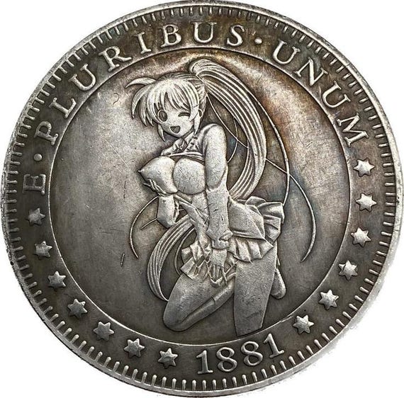 アメリカ　イーグル　1881年　大型硬貨　1ドル　裸女 貿易銀　鷹 z-25 1881年 アメリカ古銭 大型銀貨 イーグル 記念硬貨 海外コイン 1