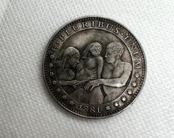 古いメダル E Pluribus Unum 1881 記念メダル: アメリカの歴史グッズ - Etsy 日本