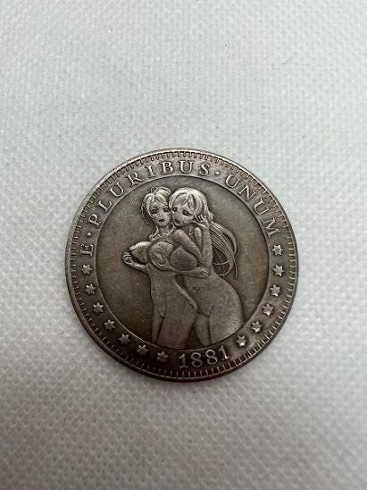 Sexy One Dollar Girls 1881 Coin Mature Woman Girl E Pluribus