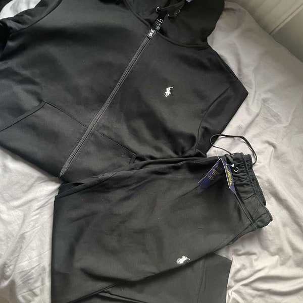 Ralph Lauren Black Tracksuit Size M