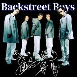 Backstreets Boys Autogramm PNG BSB Las Vegas