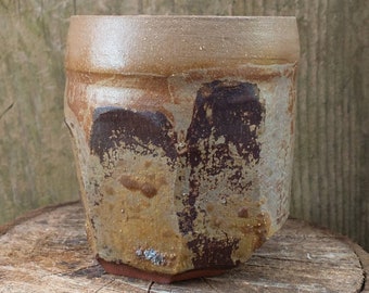faceted ash cup by Joel Patton: experimental mugs and cups