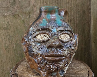 FACE JUG, Texture ("small"), 2022 by Joel Patton