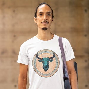 Taurus Zodiac T-Shirt: Stier Design, Astrologie-Liebhaber-T-Shirt