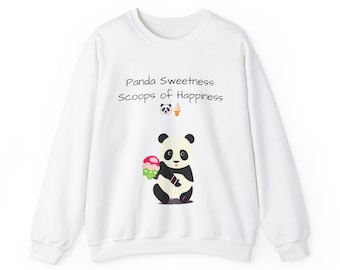 Damen-Sweatshirt mit bezauberndem Panda-Design!