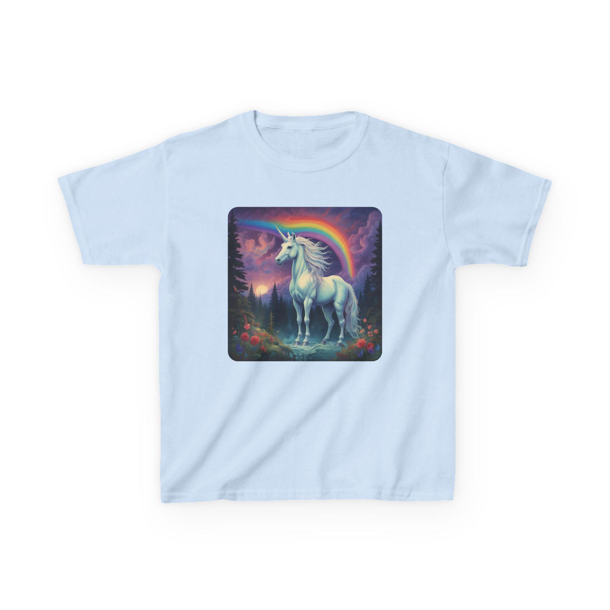Maglietta 1Tee Unicorno Ubriaco – Bambini/Ragazzi – Cotone 100% – Arcobaleno - Foto 3