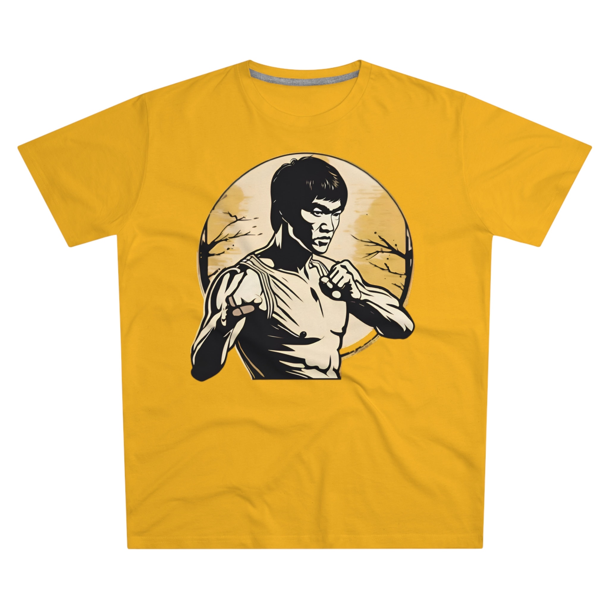 Men's Bruce Lee Moonlight T-shirt, Martial Arts Graphic Tee