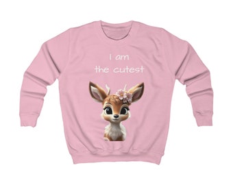 Step into Bambi's World: Kid's Adventure Sweatshirt