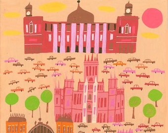 Madrid. Limited edition print by Matte Stephens.