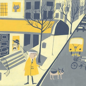 Greenwich Village  Limited edition print by Matte Stephens.