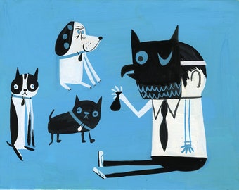 Halloween Best Friends, 2.  Limited edition print by Matte Stephens