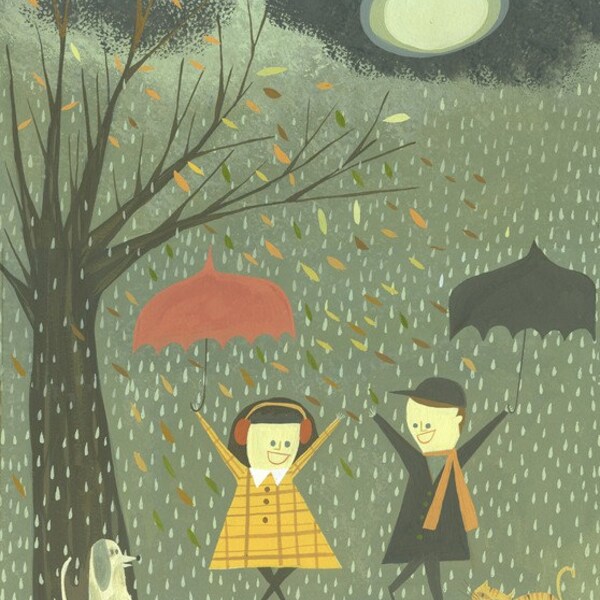 Late Fall.  Limited edition 8.5 x 11 print by Matte Stephens.