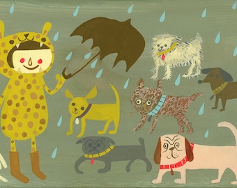 All Weather Friends. Limited edition print by Matte Stephens.