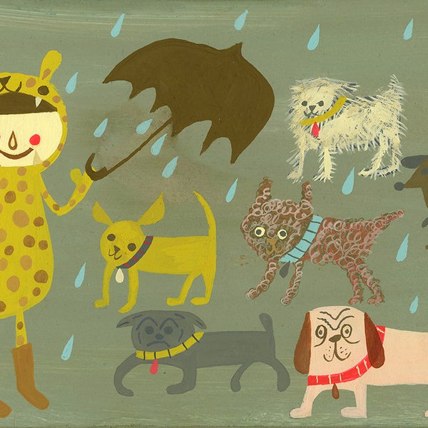 All Weather Friends. Limited edition print by Matte Stephens.