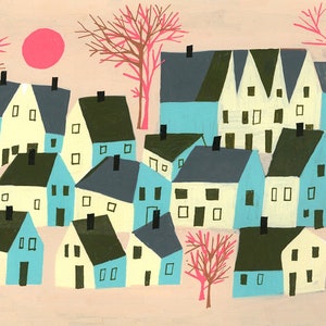 Winter in Maine. Limited edition print by Matte Stephens.