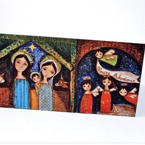 Venite Adoremus - Set de 2 Tarjetas de Felicitación con Sobres