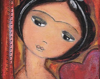Always in Love Frida -  Art Print 6 x 8 inches