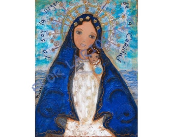 Our Lady of Charity -  Art Print 6 x 8 inches