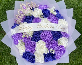 bouquet à thème violet