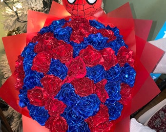 50 roses éternelles Spider-Man