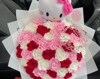 Bouquet glitterato Hello Kitty da 50 pezzi