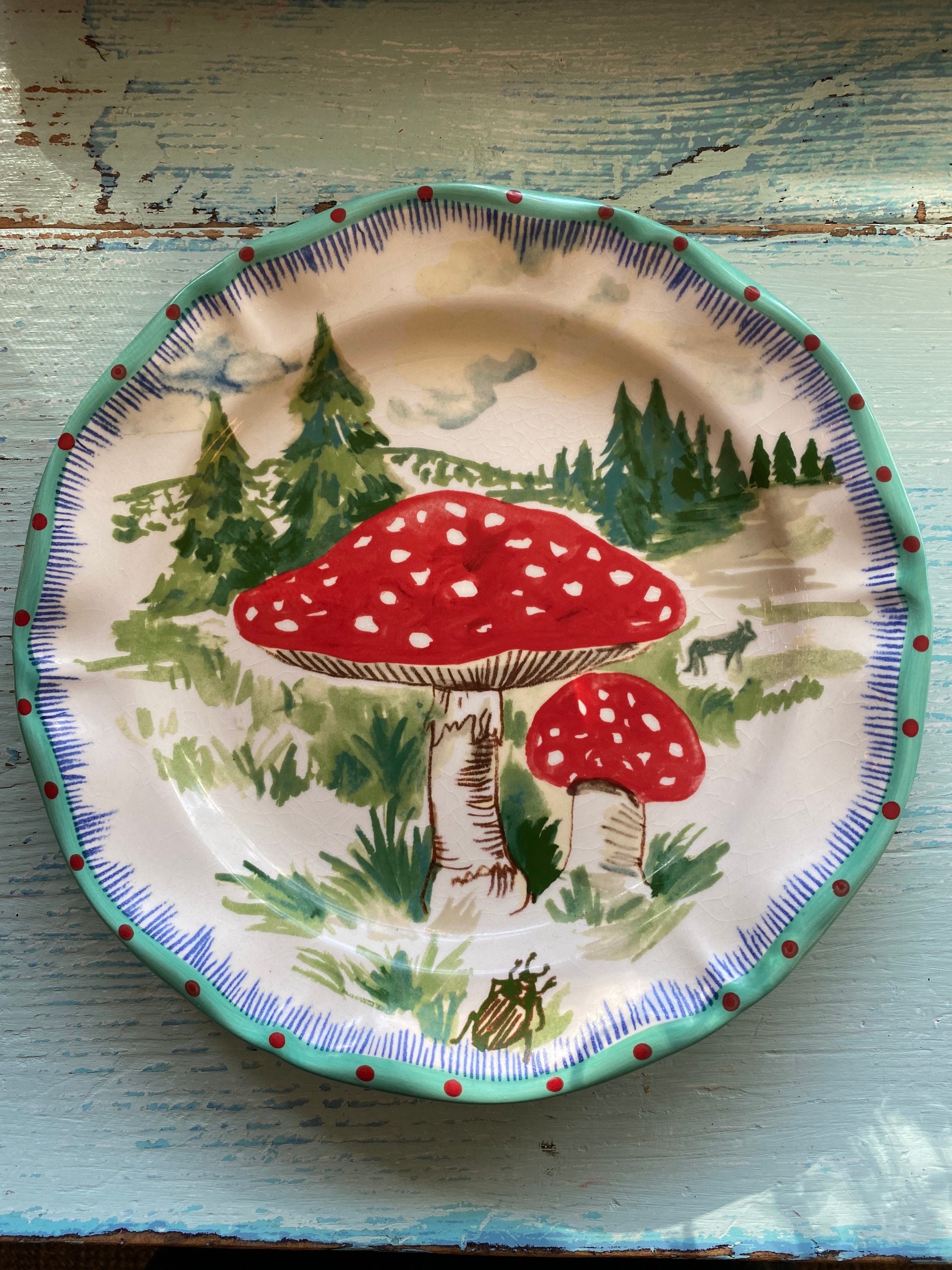 Nathalie Lete My Beautiful Garden Mushroom Art Print — Pittsburgh  Mercantile