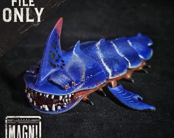 Articulated Sandshark STL - Subnautica [FOR 3D PRINTING]